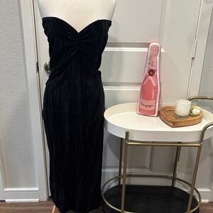 NWT Crushed Velvet Inspired Black Dress by AR8D